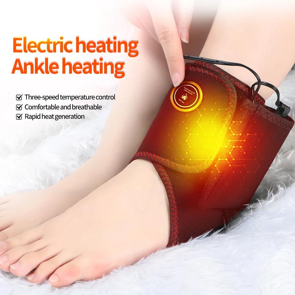 USB heated ankle massager