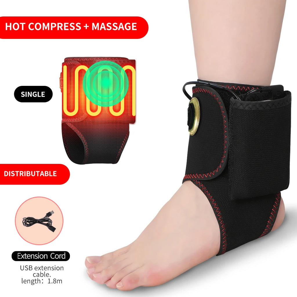 USB heated ankle massager