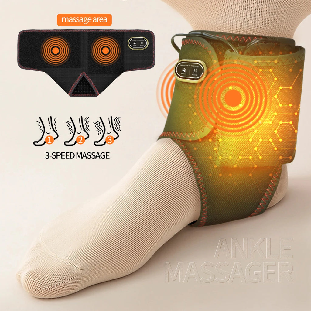 USB heated ankle massager